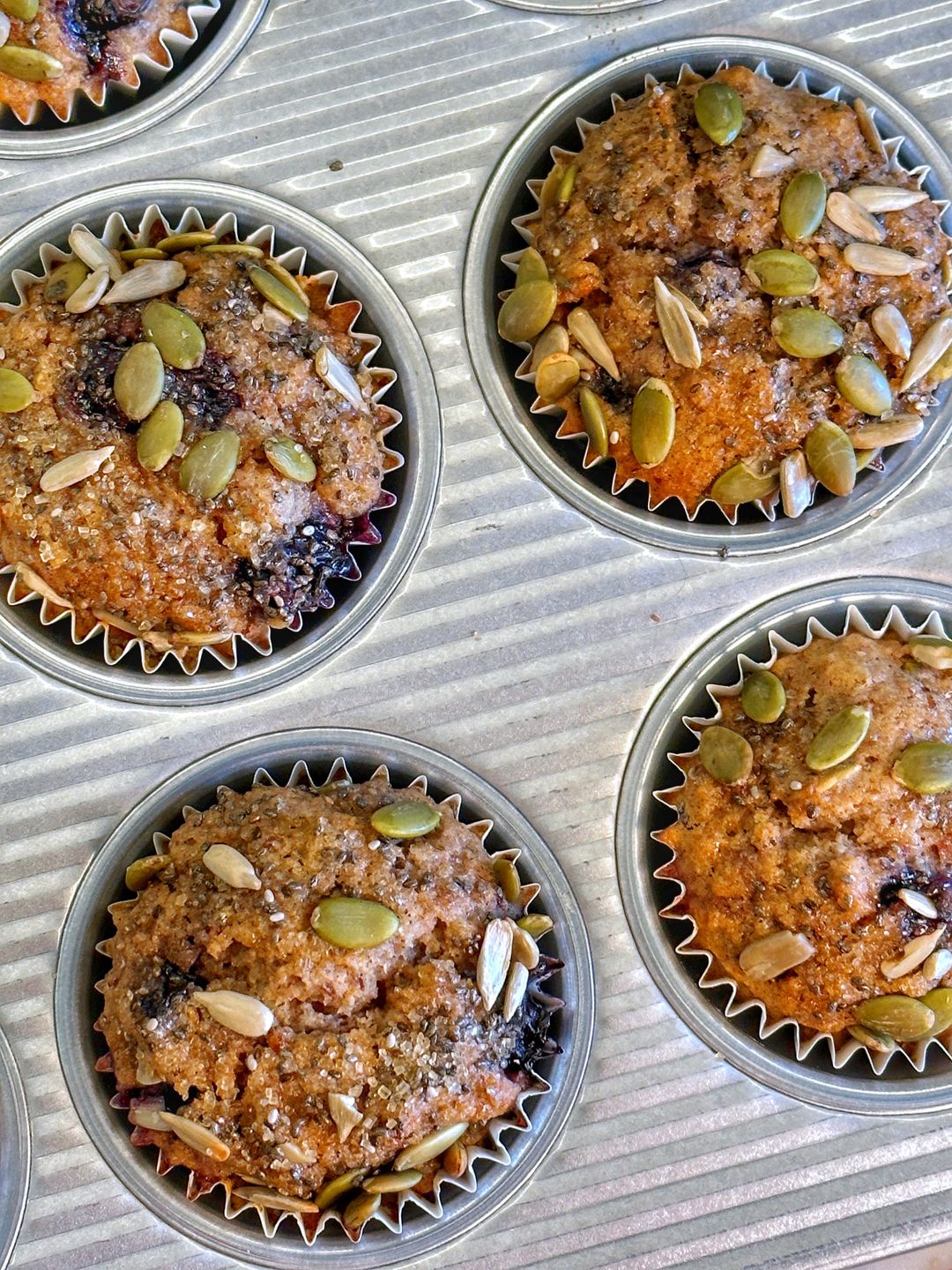 Seedy Maple Breakfast Muffin (Vegan)