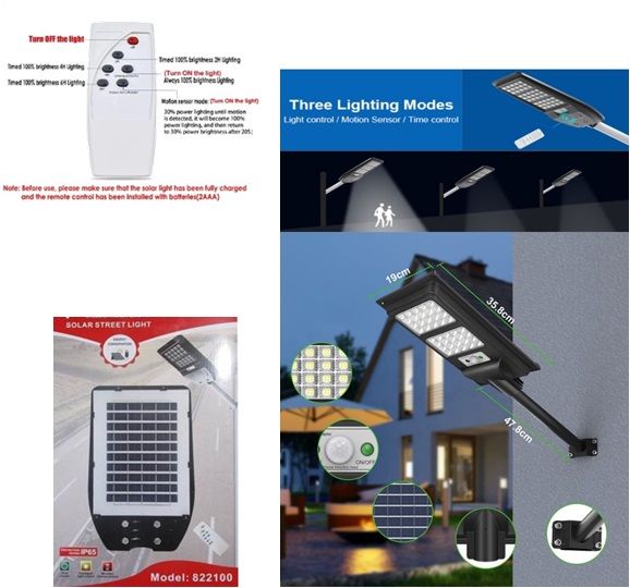 MTY 100 Watt Solar Street Light