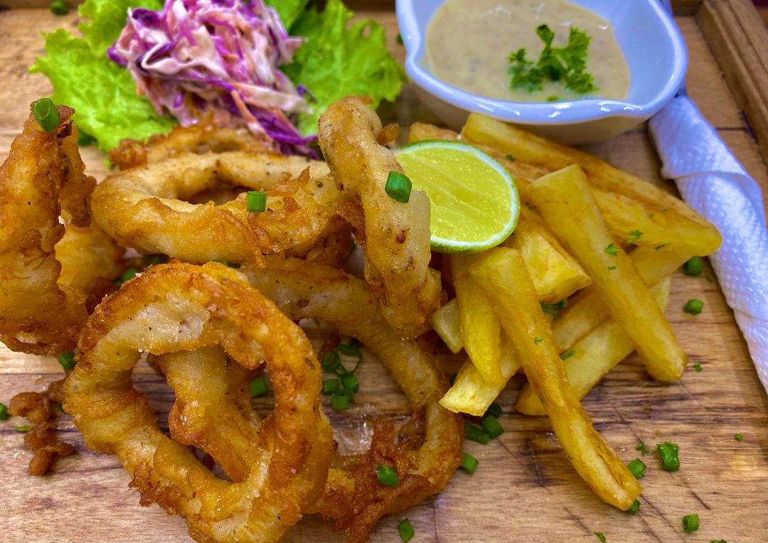 Battered Fried Calamari (200g)