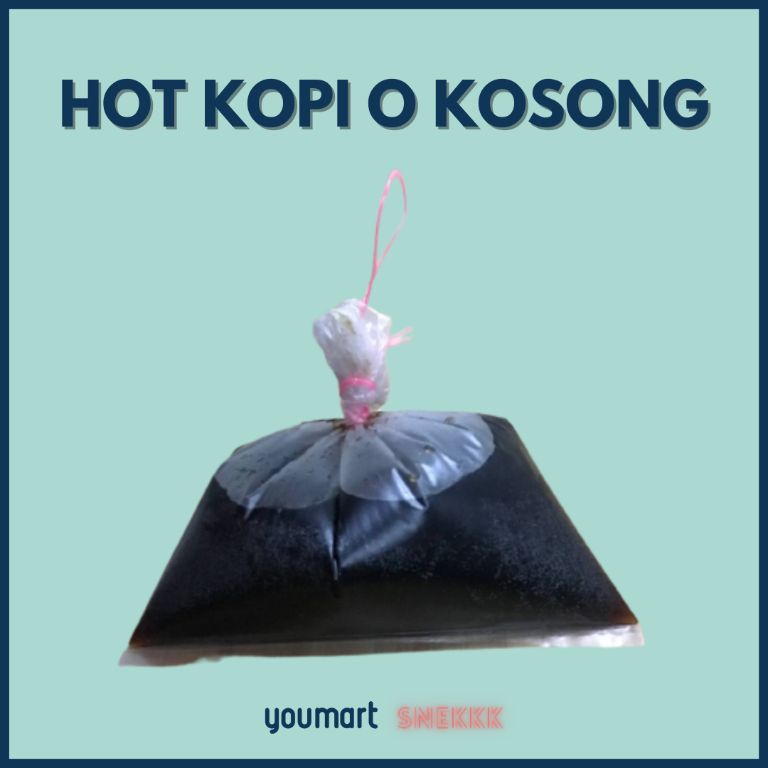 Hot Kopi O Kosong (Black Coffee without Sugar)