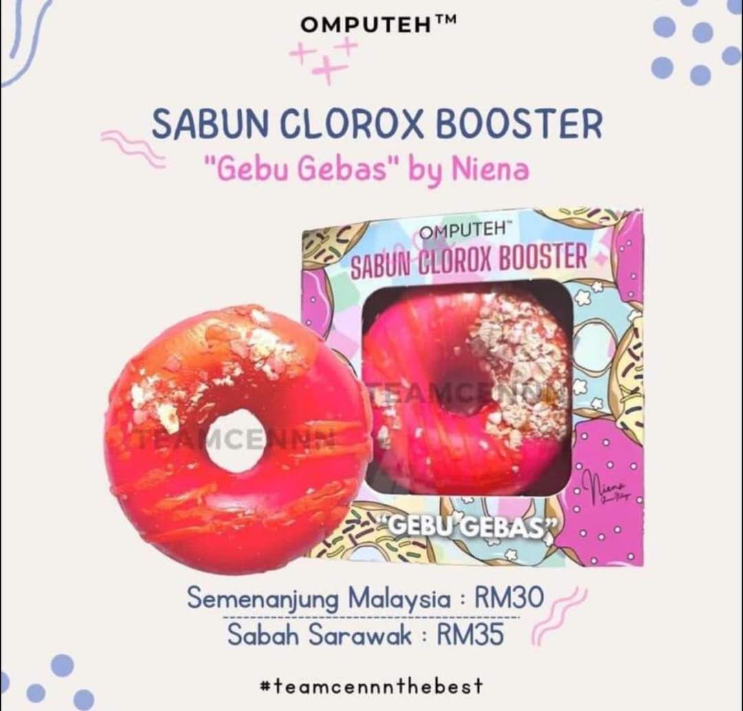 SABUN DONAT OMPUTEH CLOROX BOOSTER