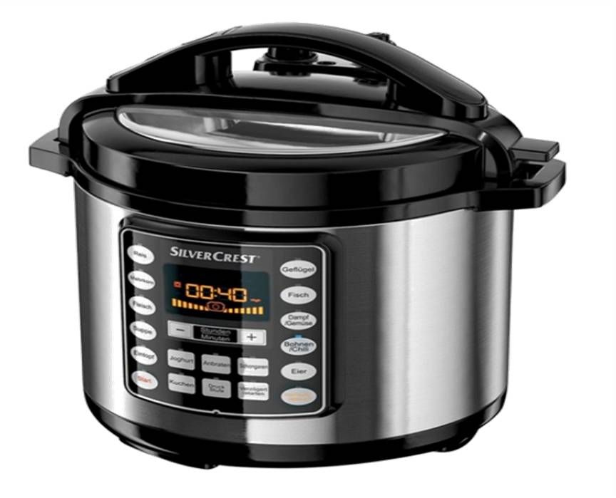 6L Silver Crest  Pressure Cooker 