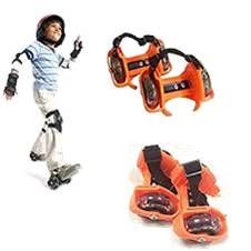 Flashing roller skates orange