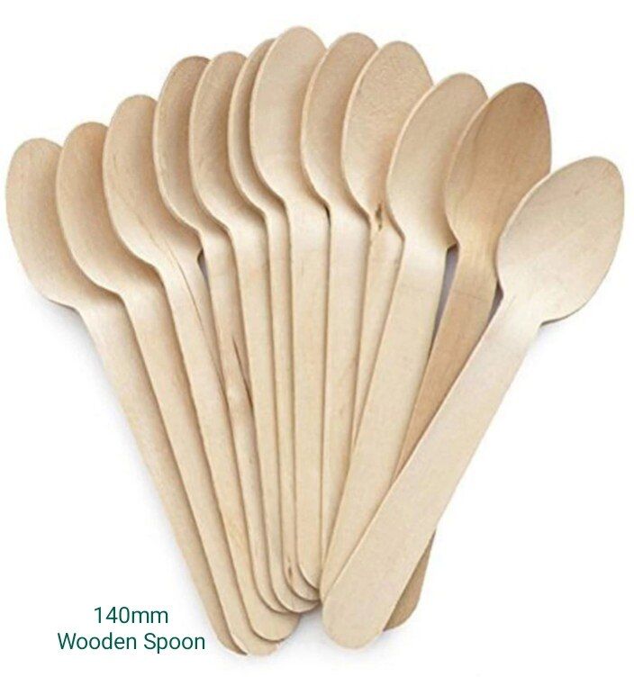 Wooden Spoon 140 mm Pack of 100pc