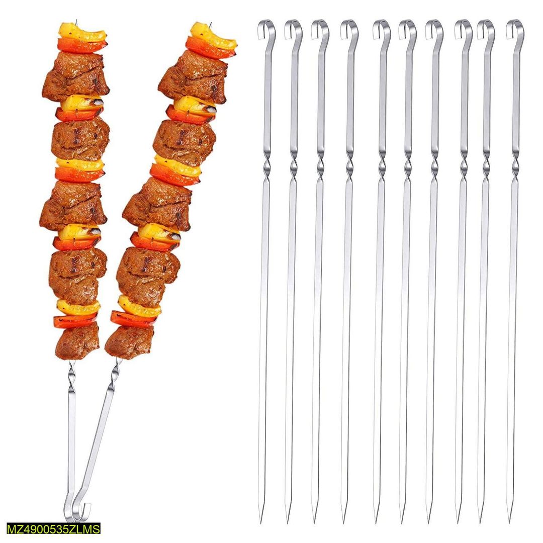 10 Pcs Mojidecor Grill Kabob Skewers