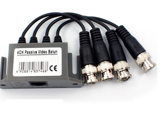 JR-8304TR(Pair) (4CH Passive Video Balun Distance :300M(with passive)(Pair))