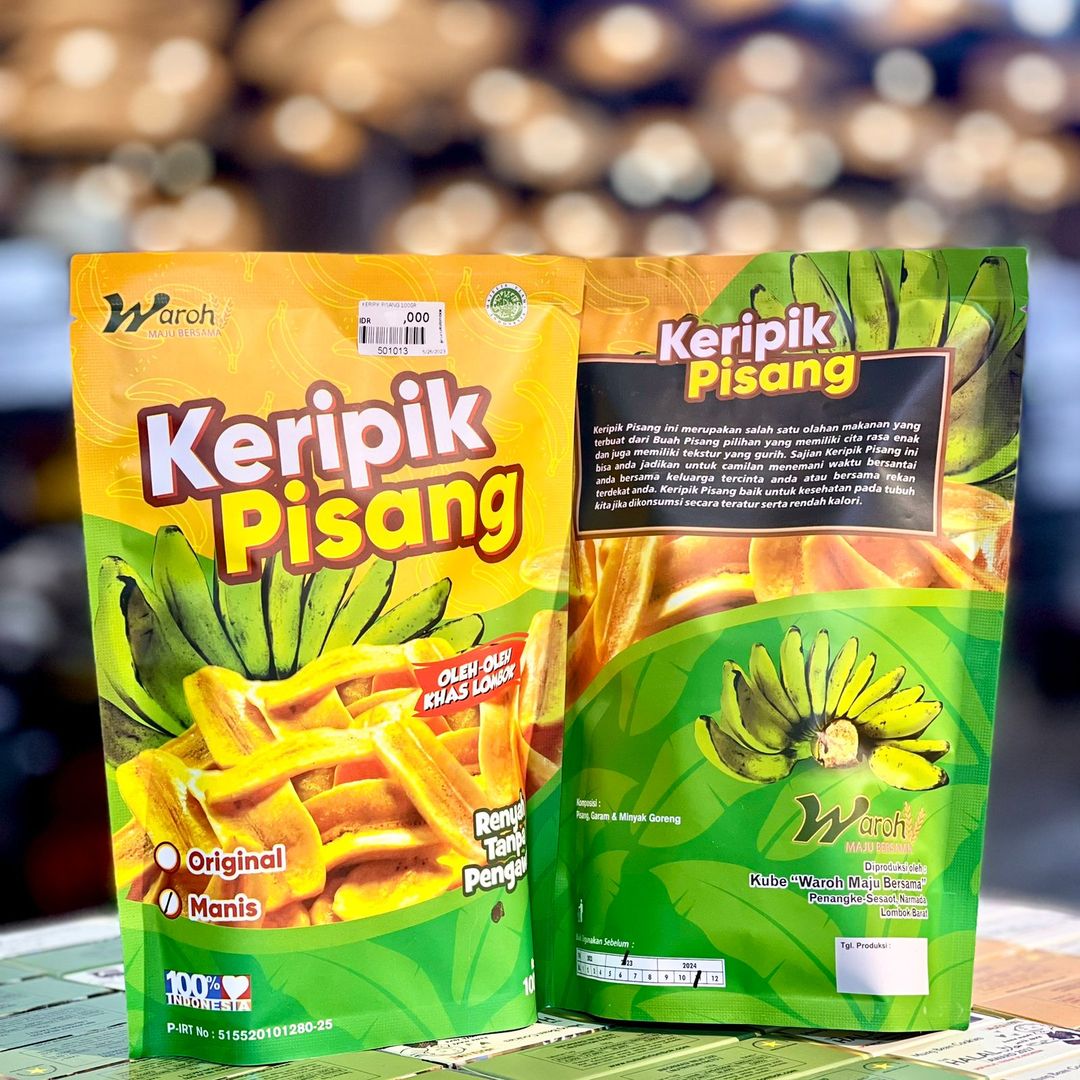 (WAROH) KERIPIK PISANG 100GR