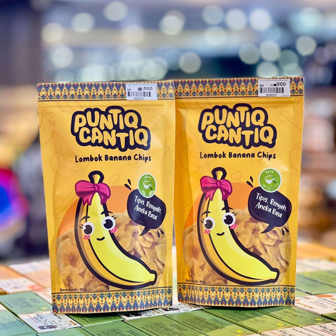 (PUNTIQ CANTIQ) BANANA CHIPS 90GR