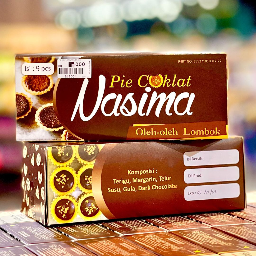 (NASIMA) PIE COKLAT ISI 9