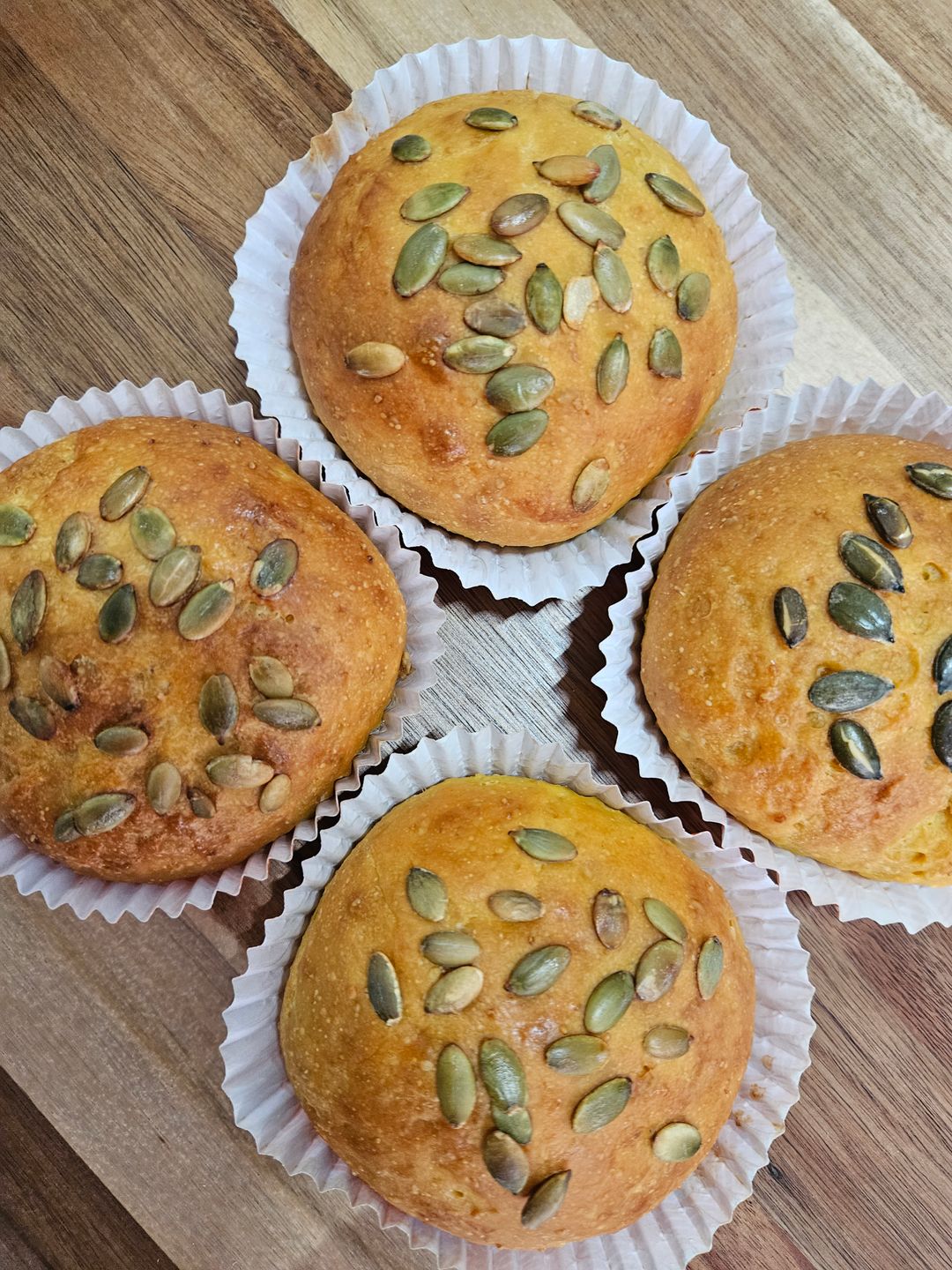 Pumpkin Sourdough Bun 