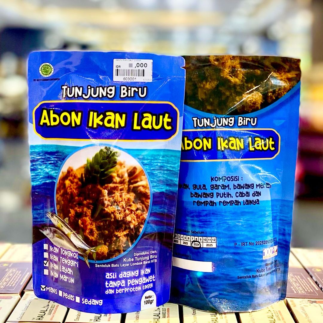 (TUNJUNG BIRU) ABON IKAN LAUT 100GR