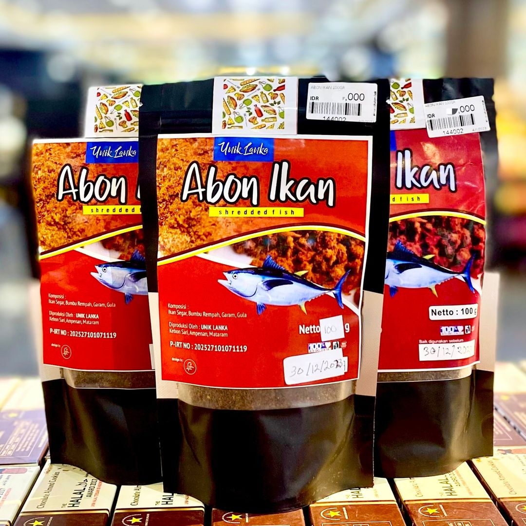 (UNIK LANKA) ABON IKAN 100GR