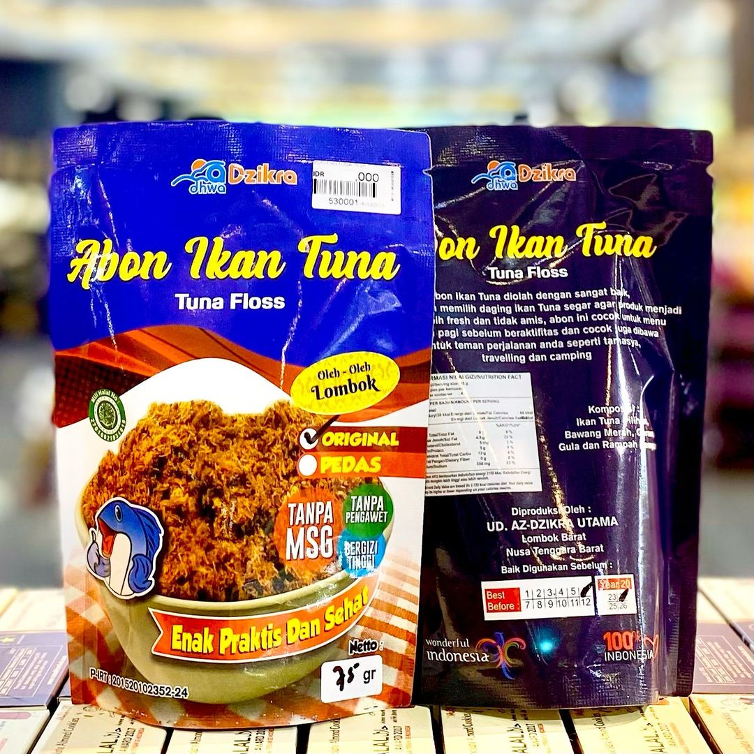 (DENDE RINJANI) ABON IKAN TUNA 75GR