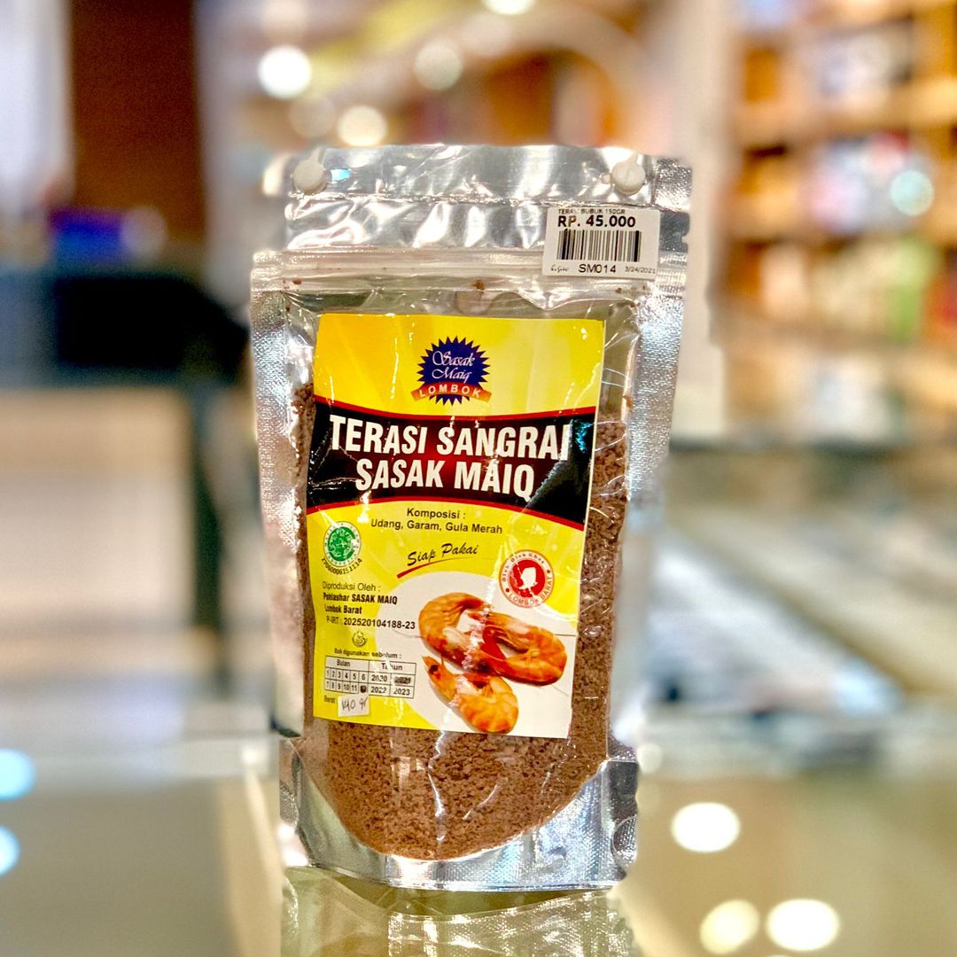 (SASAK MAIQ) TERASI TABUR SANGRAI 150GR