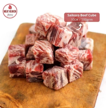 Premium Saikoro Beef Cube 500gram