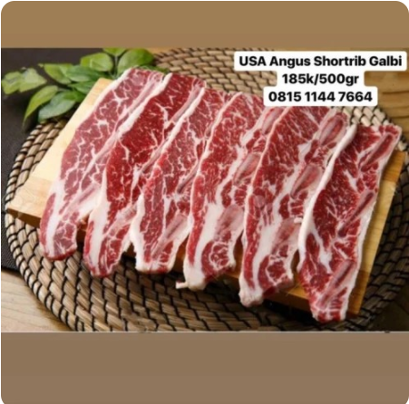 US Shortrib Galbi (Bone in) 250gr