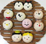 Pao Karakter Disney Tsum-Tsum (Rasa Cokelat & Coklat Keju)