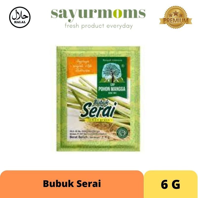 Bubuk Serai - Cap Pohon Mangga 6gr