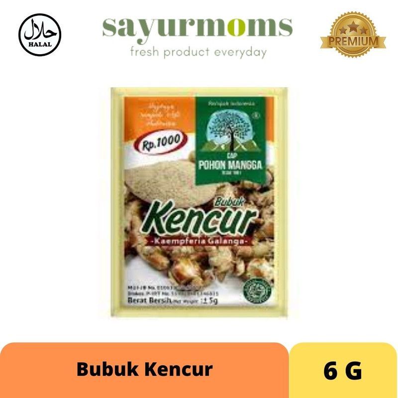 Bubuk Kencur - Cap Pohon Mangga 6 gr