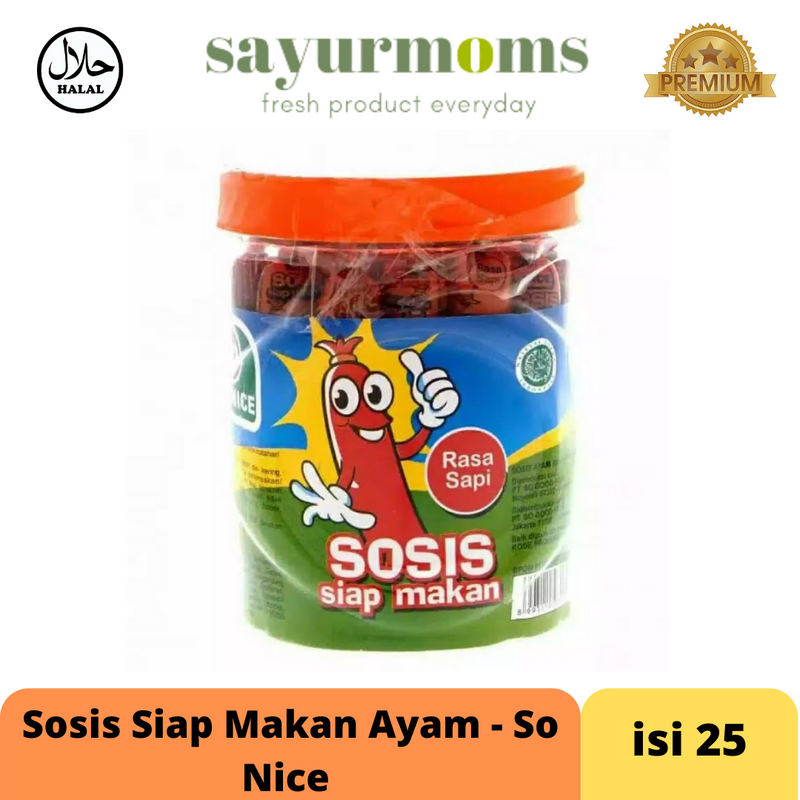 Sosis Siap Makan Ayam - So nice isi 25 pcs