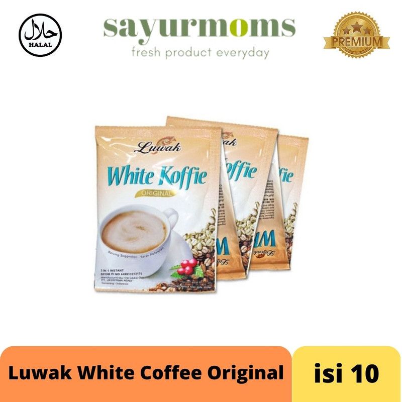 Luwak White Coffee Original (20gr x 10)