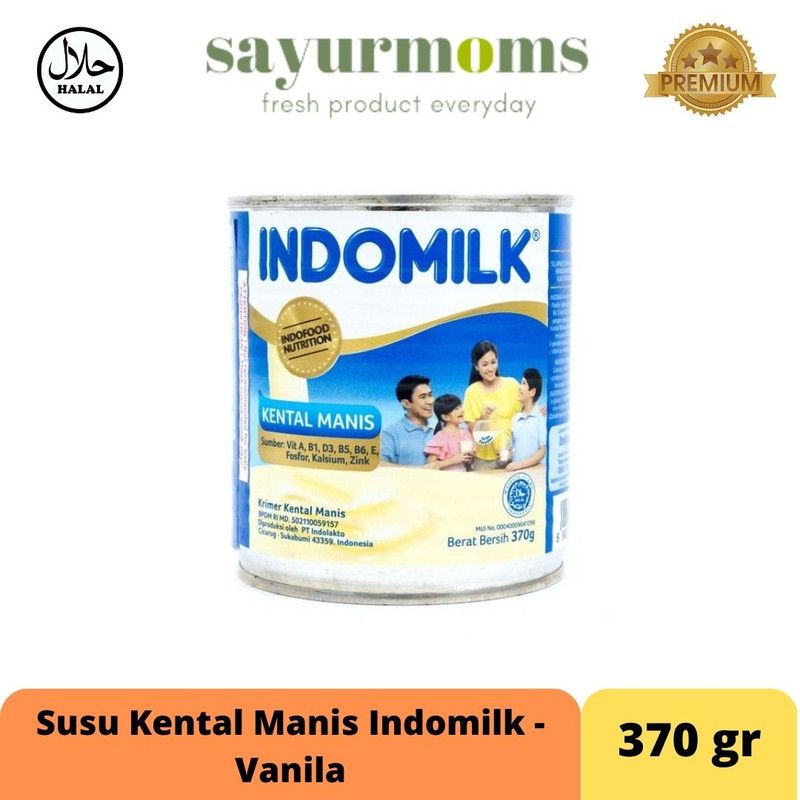 SKM Indomilk Vanilla kaleng 370gr