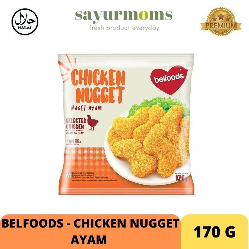 Chicken Nugget Ayam - Belfoods 170gr