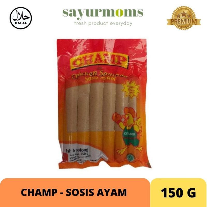 Sosis Ayam isi 6 - Champ 150gr