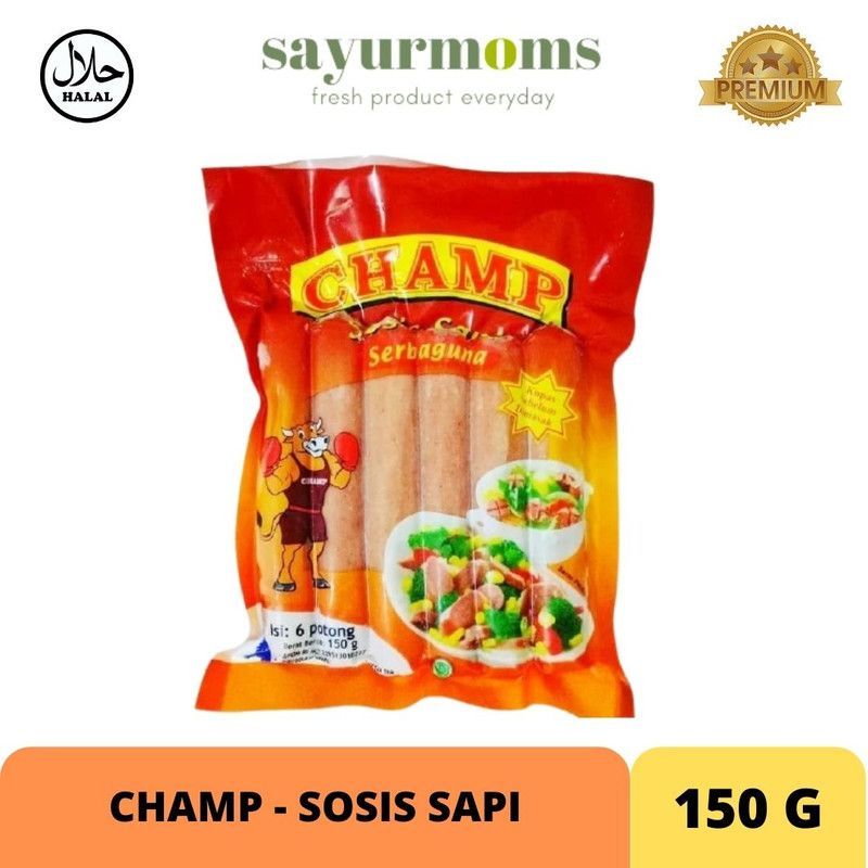 Sosis Sapi isi 6 - Champ 150gr