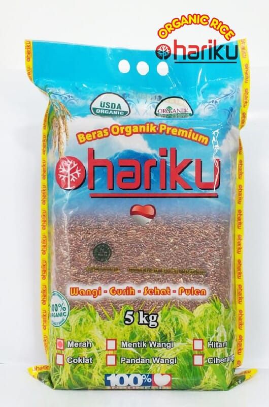 Beras Merah Organik 5 kg