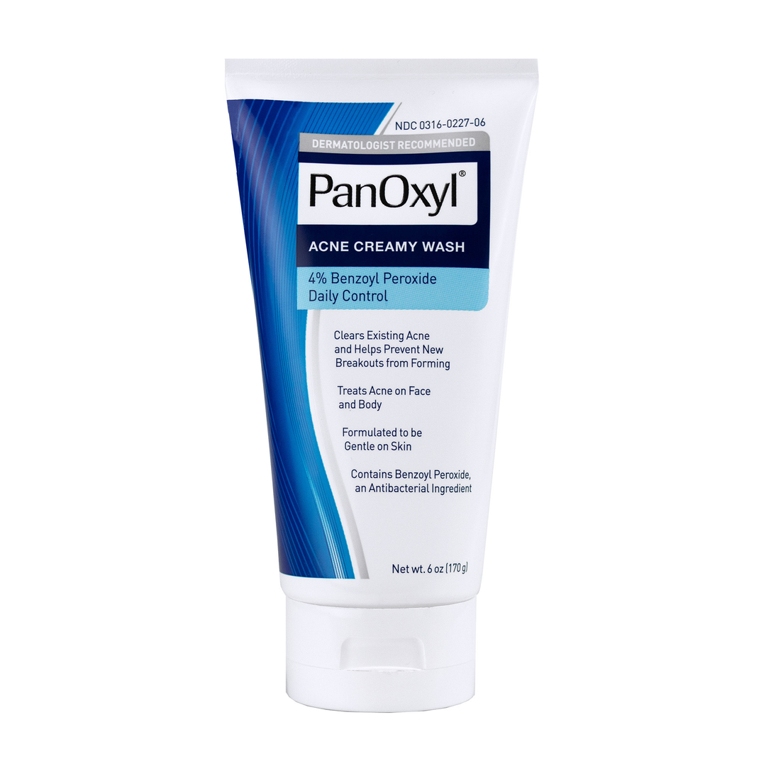 PanOxyl Acne Creamy Wash Benzoyl Peroxide 4% Daily Control 170g