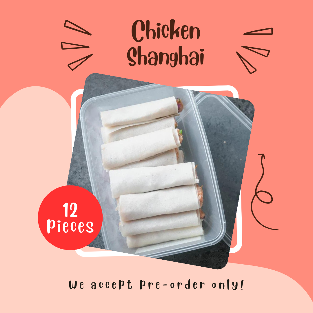 Uncooked Chicken Shanghai (12 pcs)