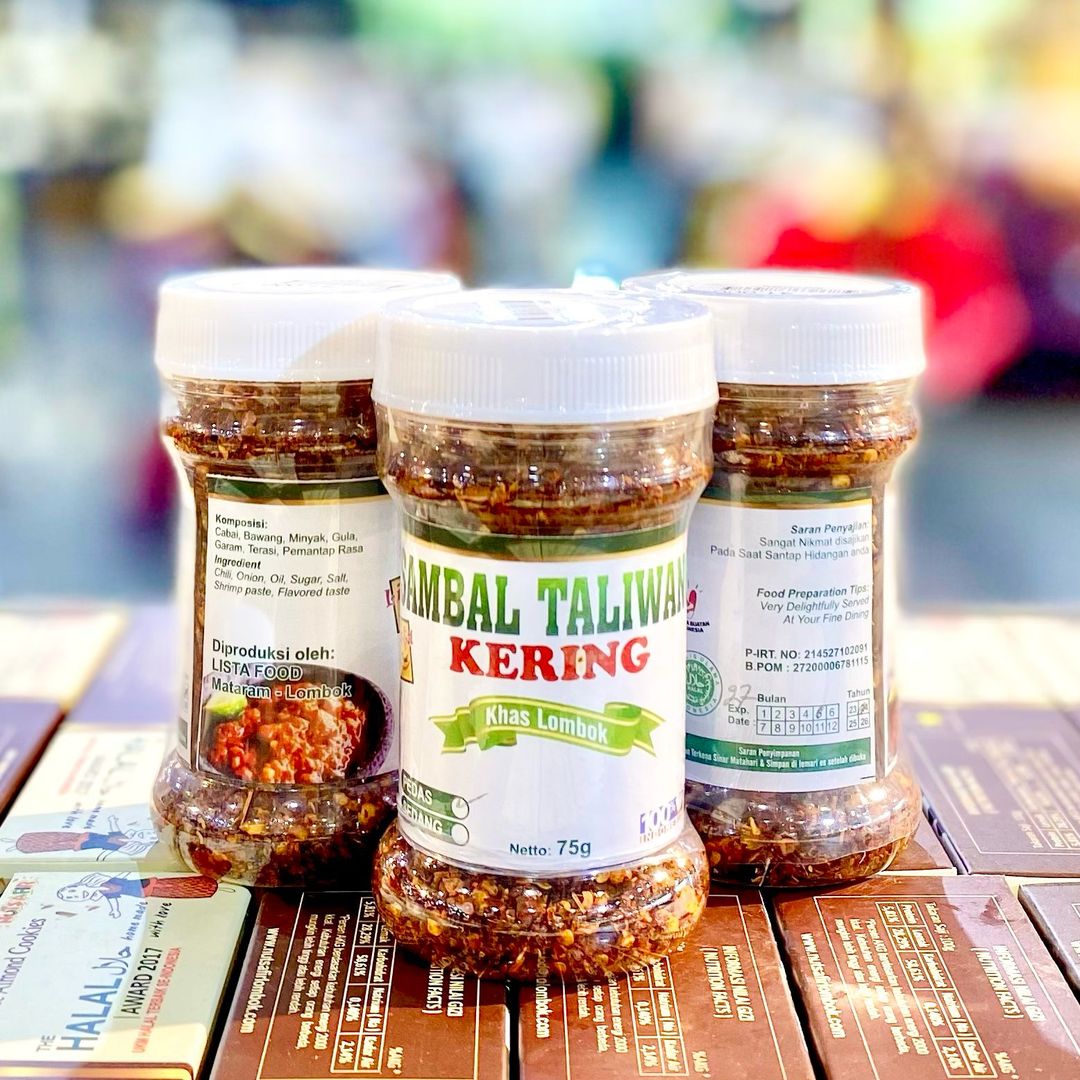 (UD LISTA) SAMBAL KERING TALIWANG 75GR