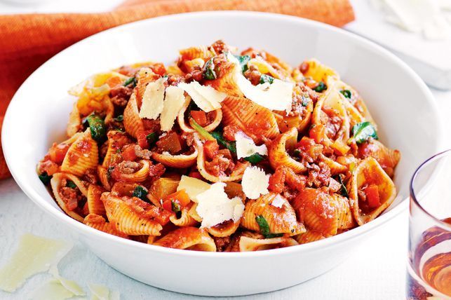 Lamb and rosemary Bolognaise