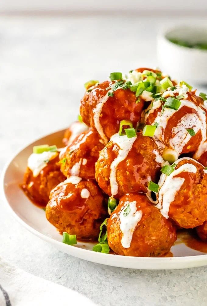 Buffalo Chicken Meatballs