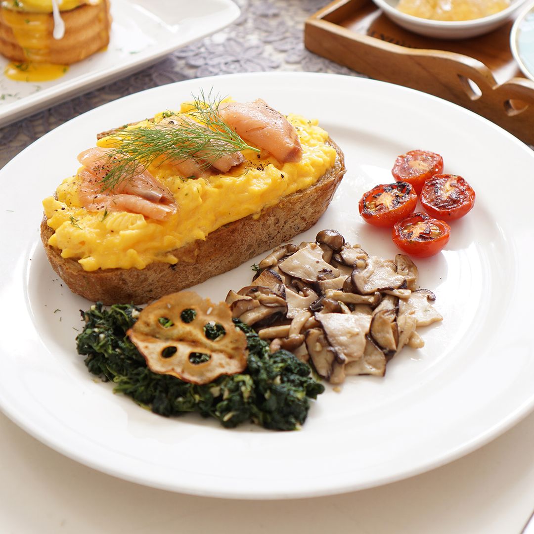 Scrambled Eggs With Smoke Salmon