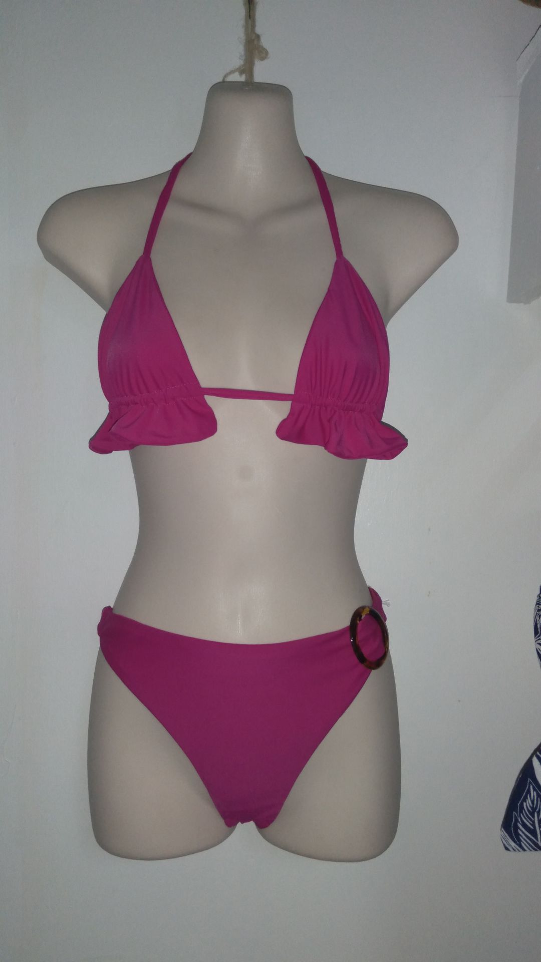 Hot pink bikini set