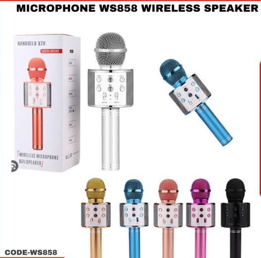  MICROPHONE WS858 WIRELESS SPEAKER