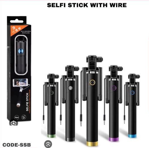 SELFI STICK WITH WIRE