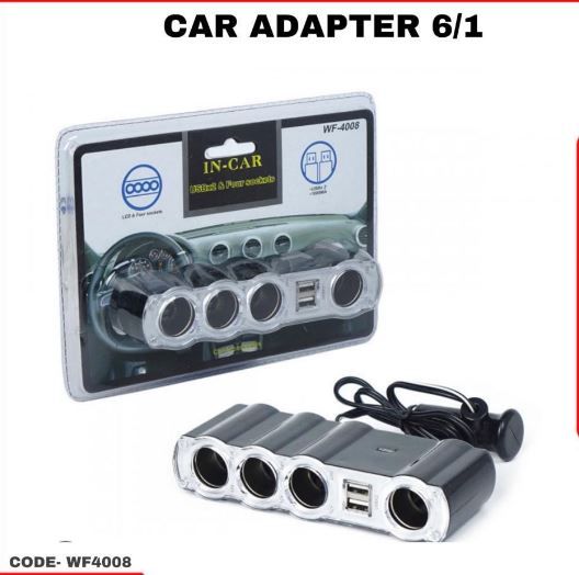 CAR ADAPTER 6/1