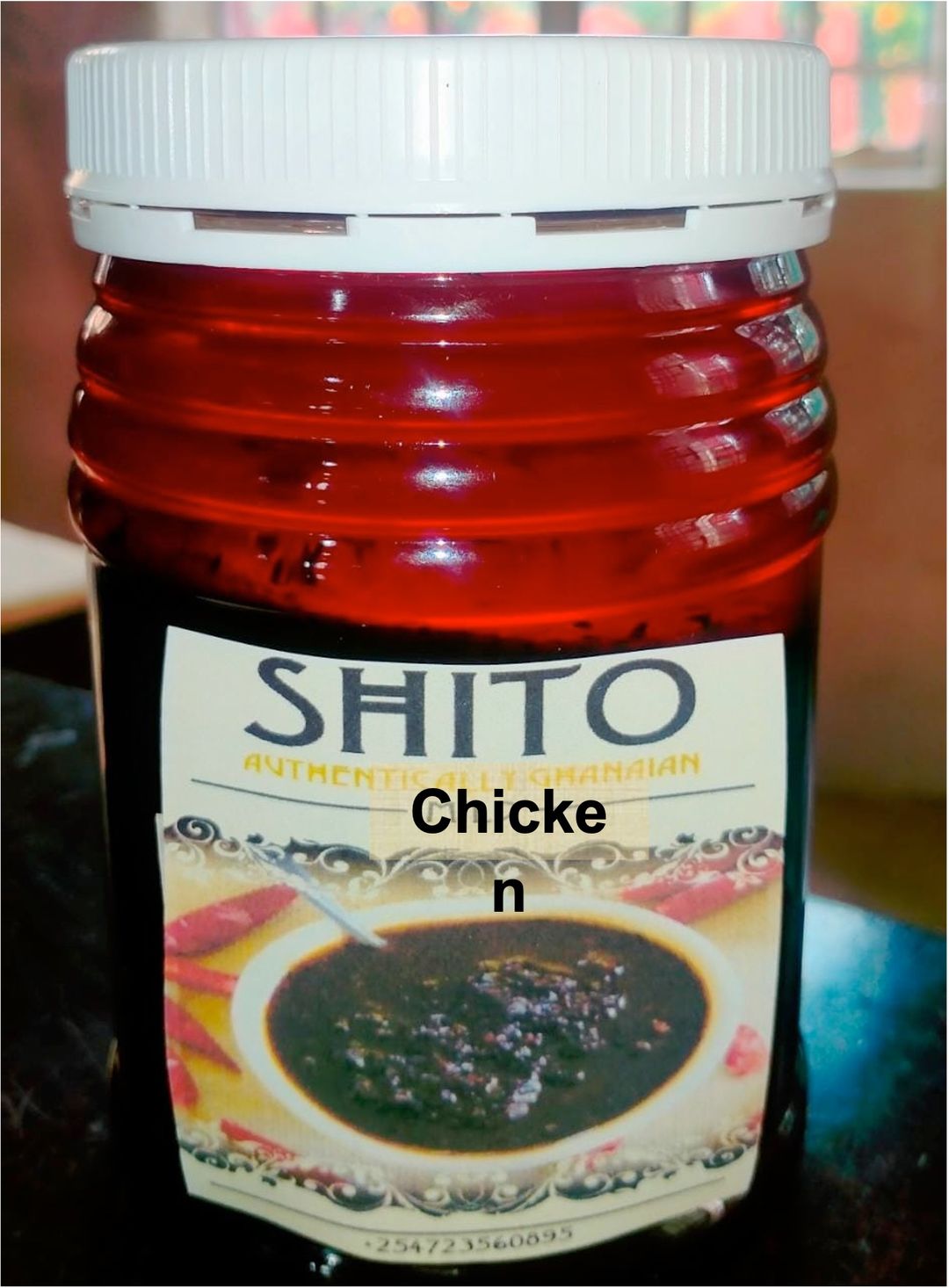 Shito with Chicken Chunks