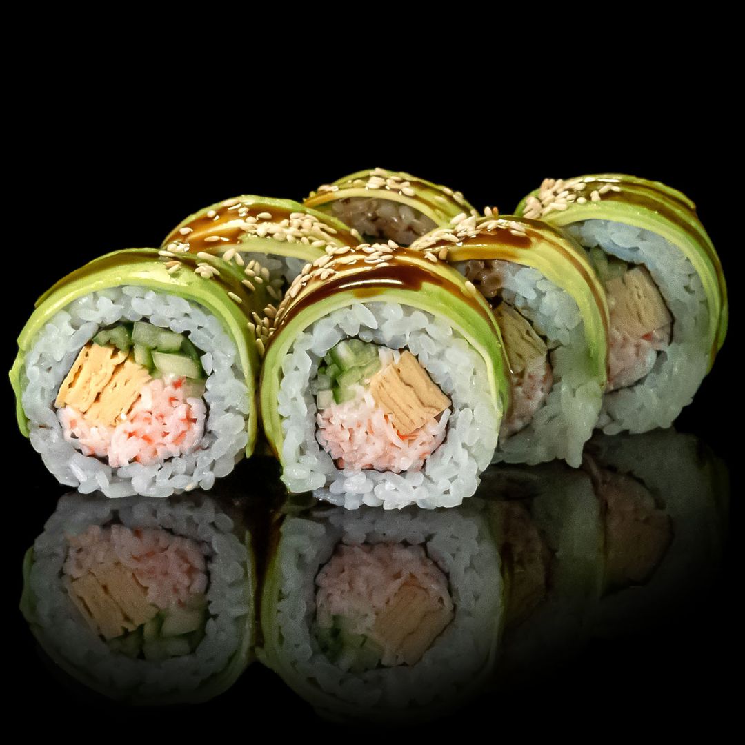 Green dragon roll