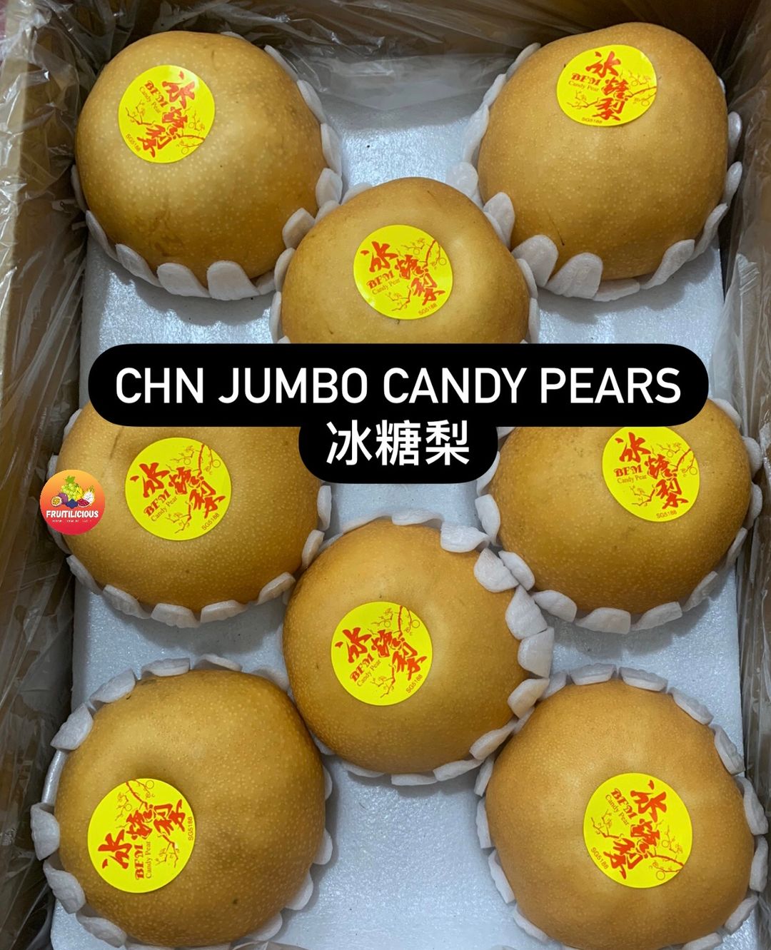 CHN JUMBO CANDY PEARS (冰糖梨）