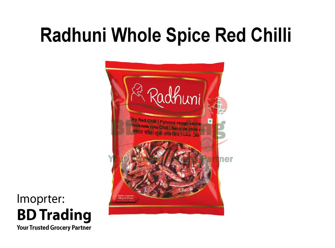 Radhuni Whole Spice Red Chilli