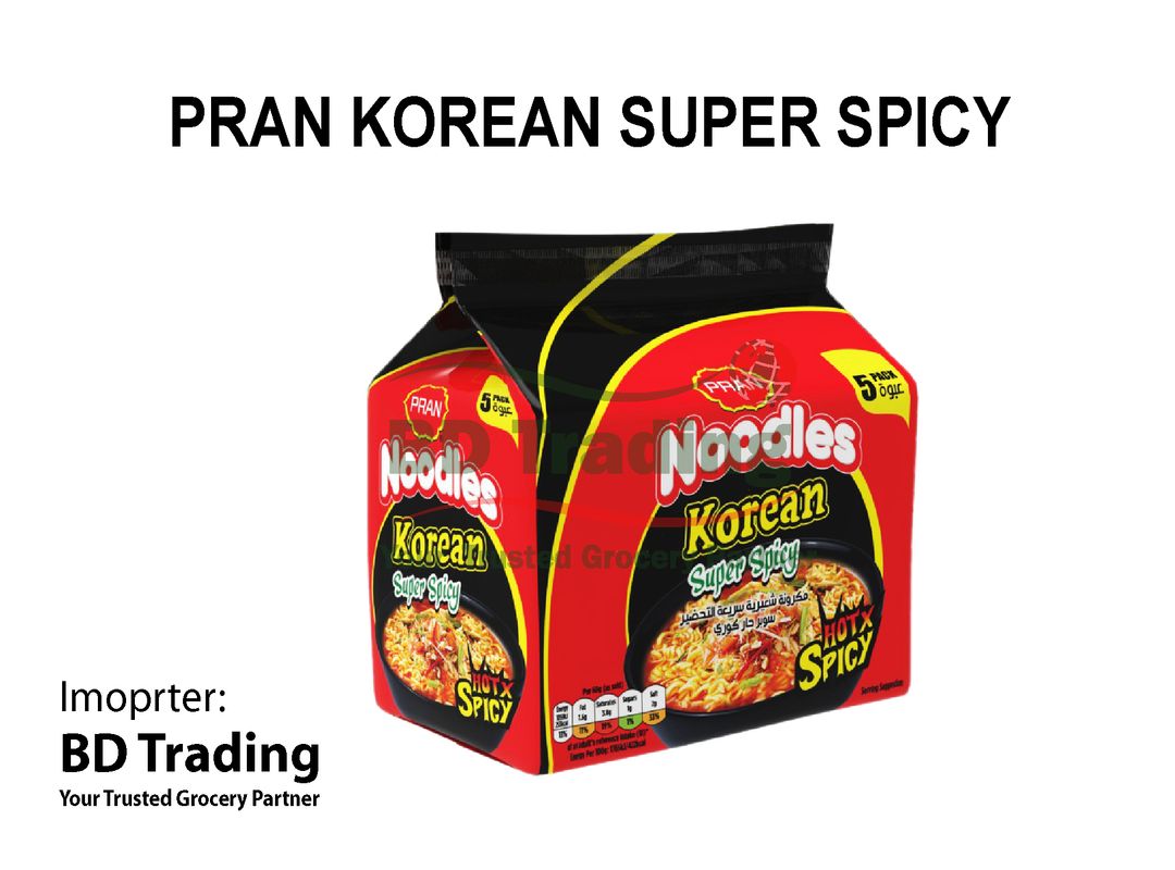 PRAN KOREAN SUPER SPICY NOODLES