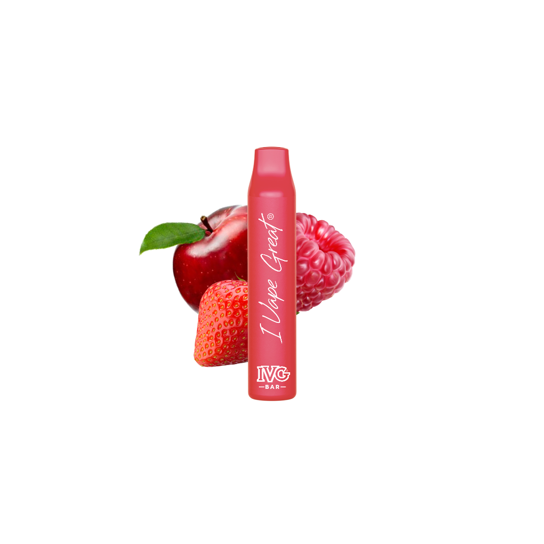 IVG Bar Plus – Strawberry Raspberry Pink Apple – 10 Ks