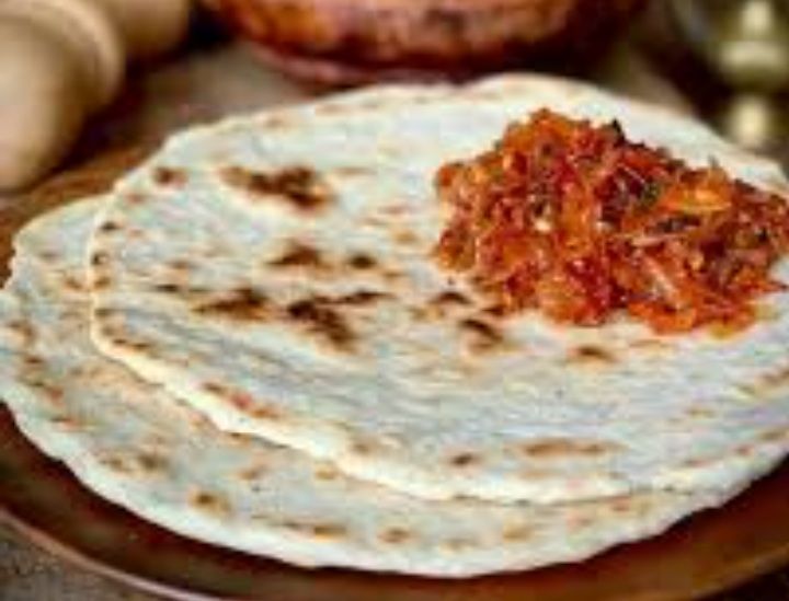 Roti whith chilli paste