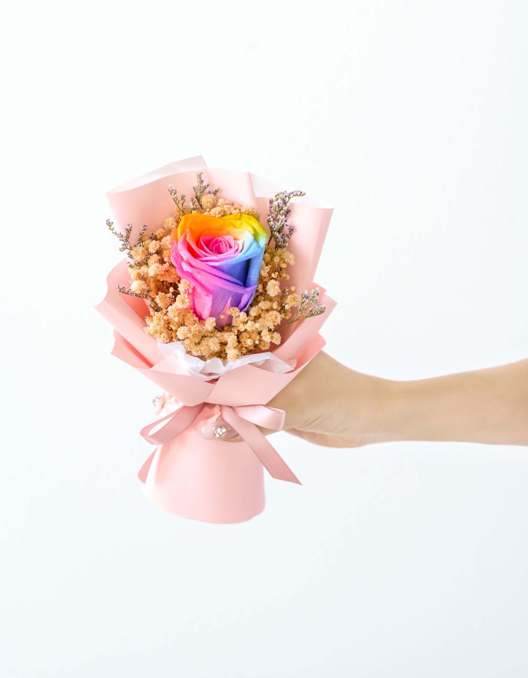 Mini Rose Bouquet (Pink)