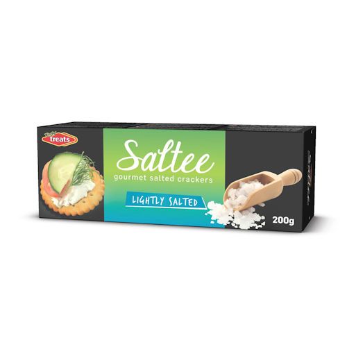 TASTY TREATS SALTEE LIGHTLY SALTED  200GR.