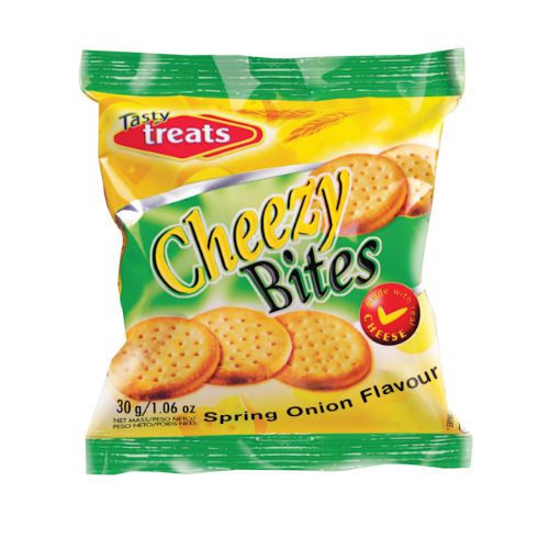 TASTY TREATS CHEEZY BITES SPRINGR. ONION 30GR.